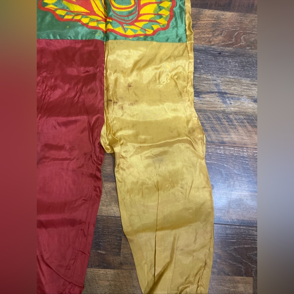 Vintage Masquerade Costume By Superb Halco Brand Clown Size Large Child 3 Piece - Picture 9 of 12